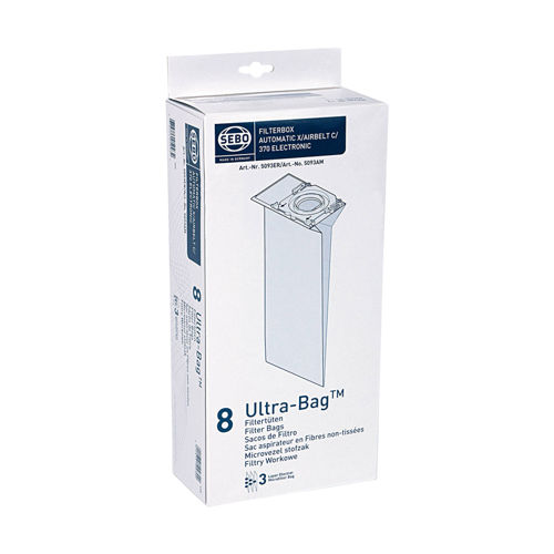 Afbeelding van Sebo X/XP/G EVO370/470 Stofzuigerzak Microvezel 8 stuks