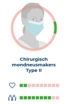 Afbeelding van Avodesch Mondmasker Chirurgisch 3lgs Zwart 50 stuks