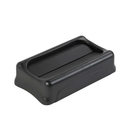 Afbeelding van VB Tuimeldeksel Rubbermaid Slim Jim Zwart