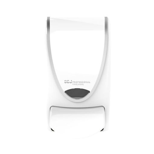Afbeelding van Deb Manuele Dispenser 1000 ml Wit / Chroom
